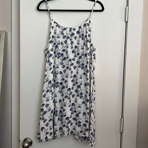 Smell the Roses Blue Floral Dress
